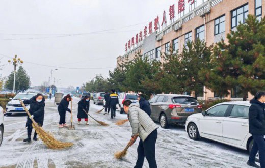 以雪(xuě)為(wèi)令 “聞”雪(xuě)而動 —— 寶雞四通駕駛人智能(néng)考試有限公司組織全體(tǐ)員工開展除雪(xuě)鏟冰行動